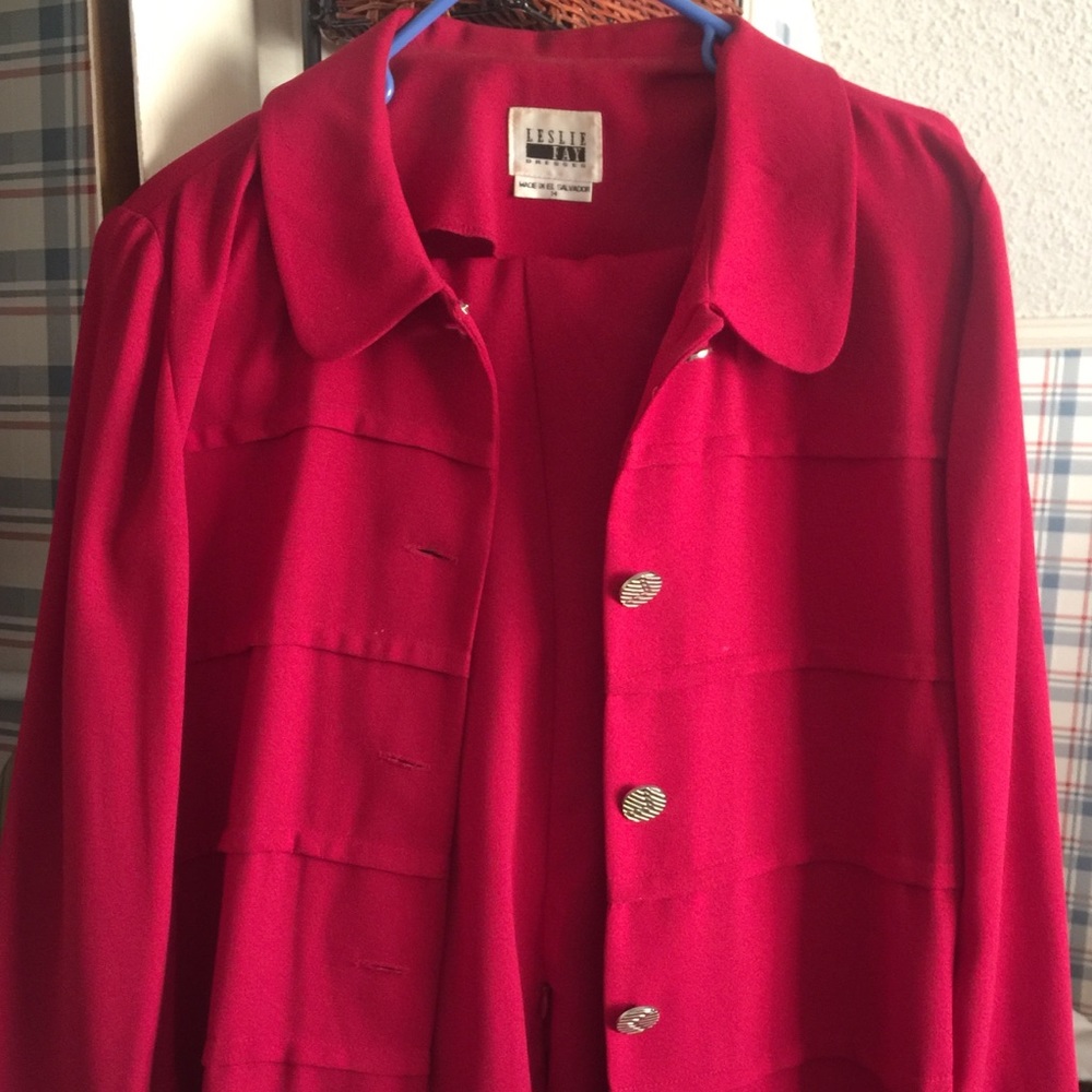 Dark pink 2 piece Pants Suit